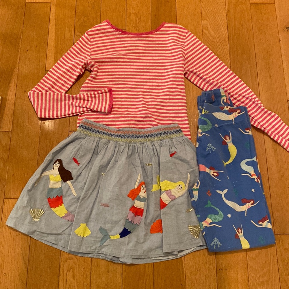 Mini Boden Mermaid set